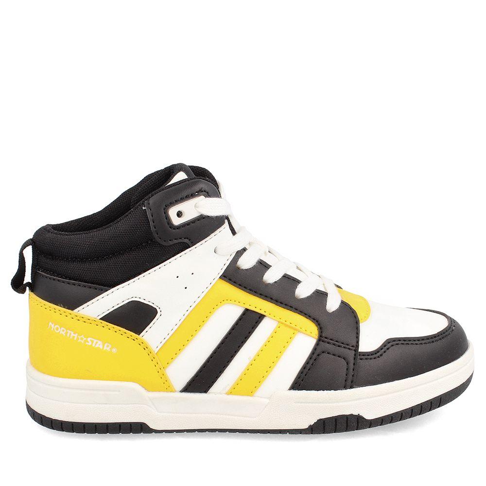 ZAPATILLA NIÑO NORTH STAR HEM NEGRO AMARILLO 34 - 38-4