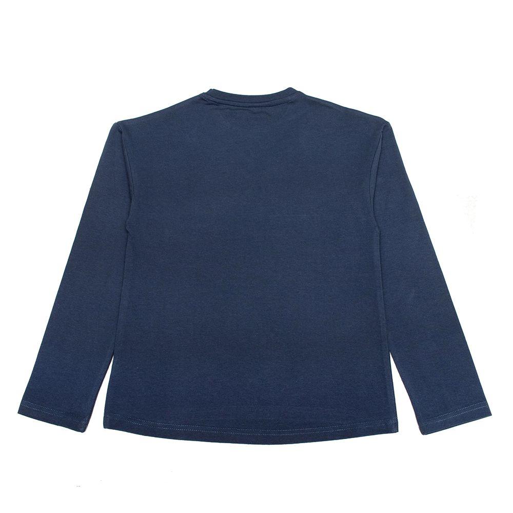 Polera Manga Larga Niña Bubblegummers Pia Azul-1