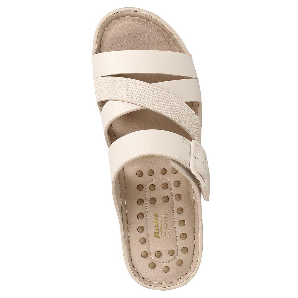 Sandalia Mujer Bata Cuyler Beige-5