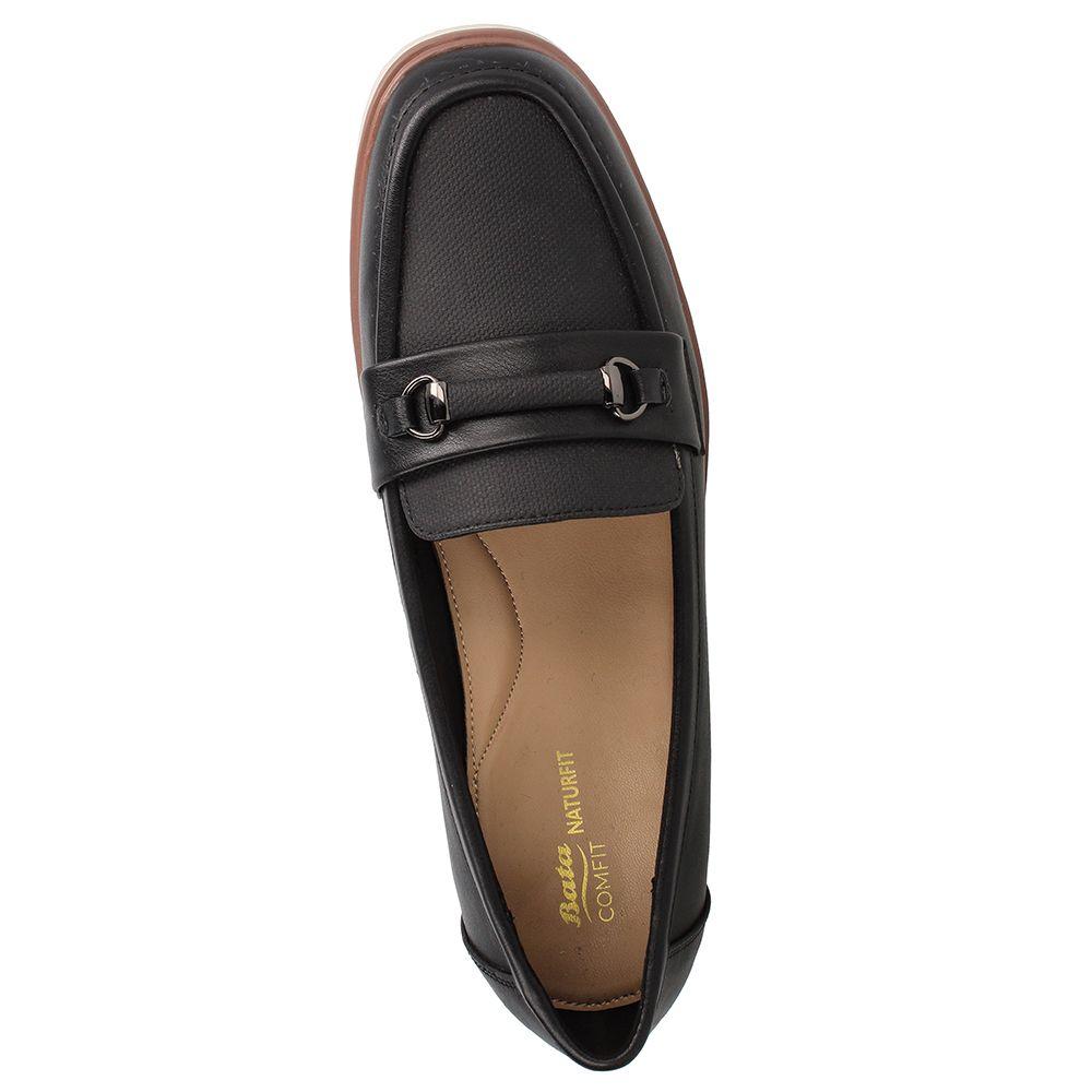 Mocasin Mujer Bata Freya Negro-5