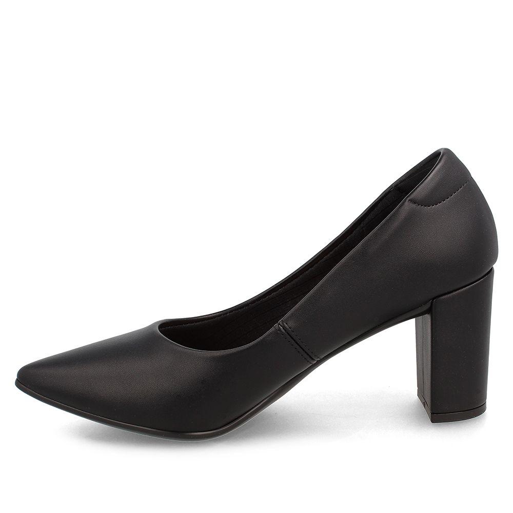 Zapato Taco Mujer Bata Carmen Negro-1