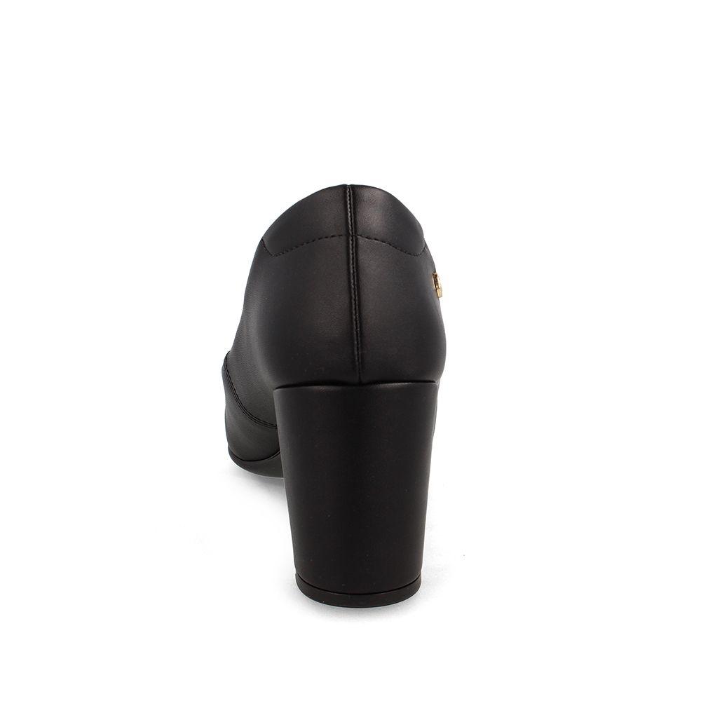 Zapato Taco Mujer Bata Carmen Negro-2