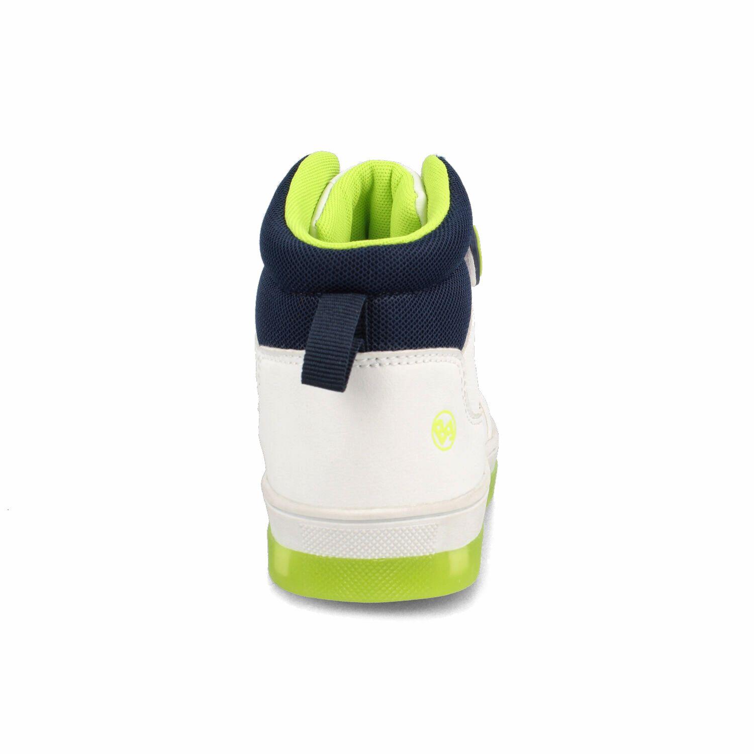 Zapatilla Niño Bubblegummers Nate Blanco - Azul Marino-2