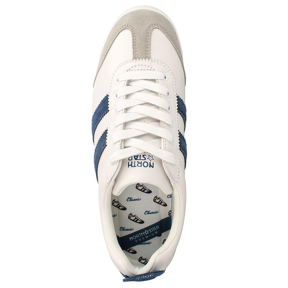 ZAPATILLA DEPORTIVA NIÑO NORTH STAR CLASSIC AZUL - BLANCO-5