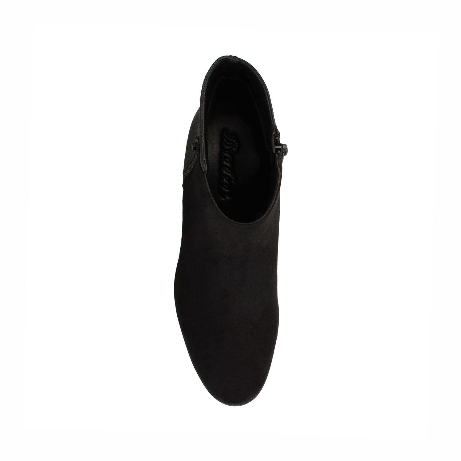 Botín Mujer Bata Maite Negro Taco-3