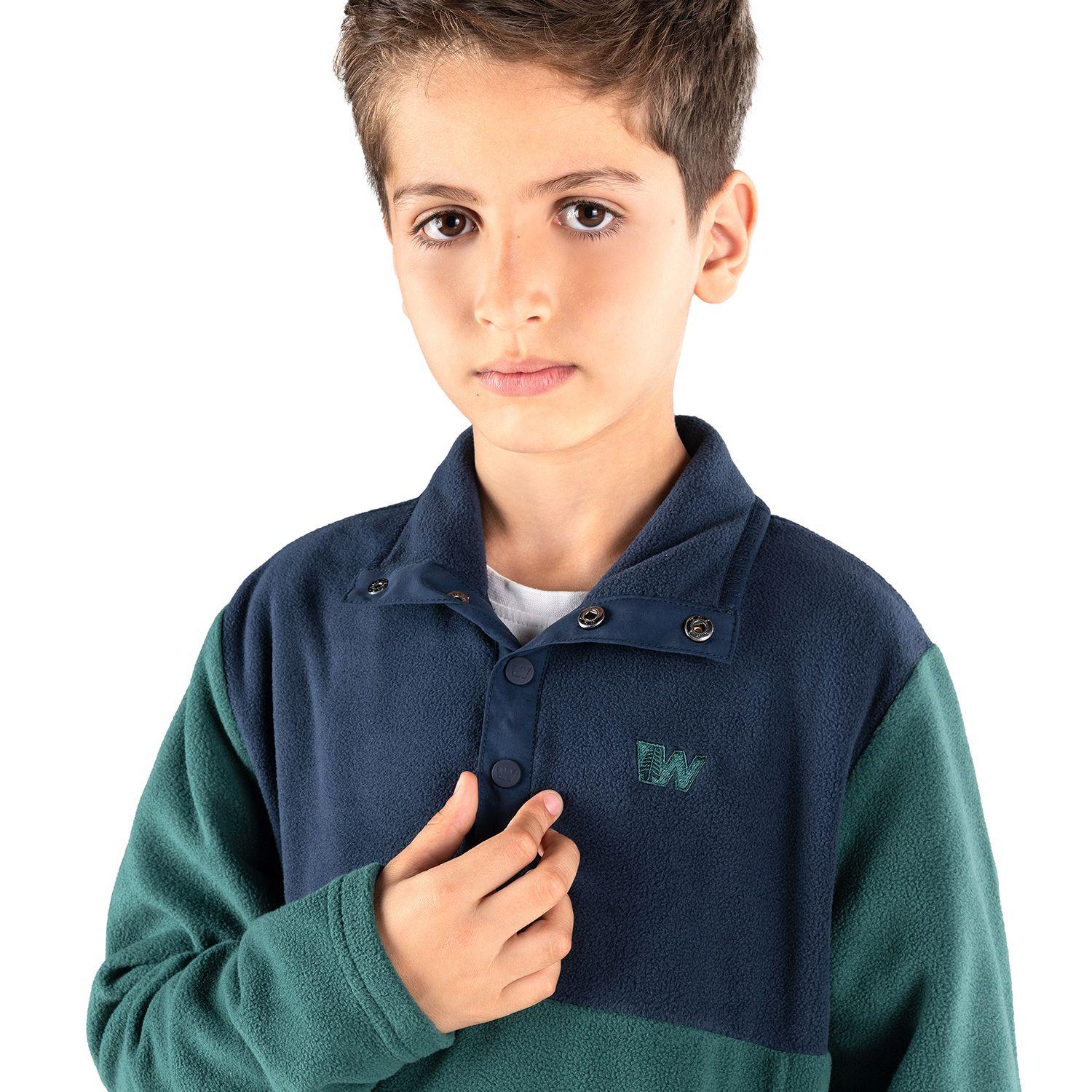 Polar Niño Weinbrenner Yaupi Verde Oscuro-2