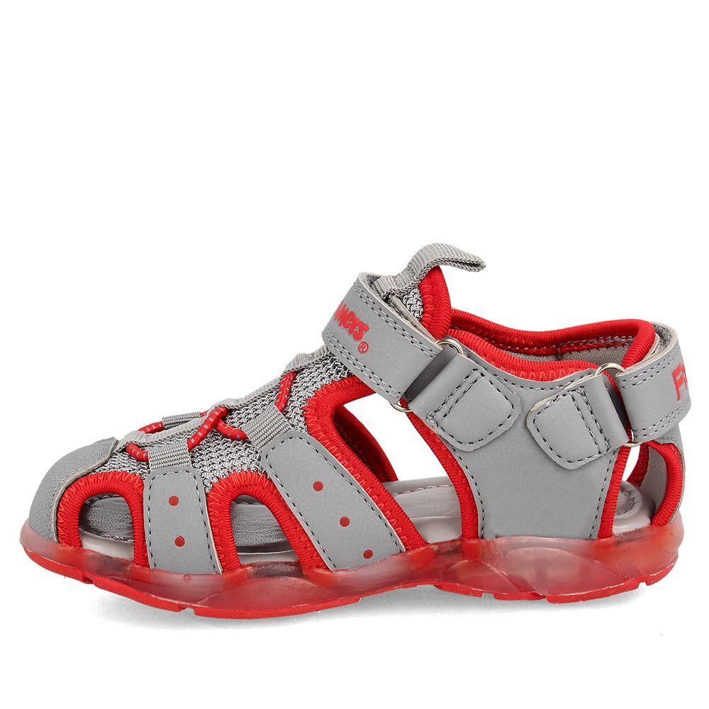 SANDALIA NIÑO BUBBLEGUMMERS UNAI GRIS 30-33-4