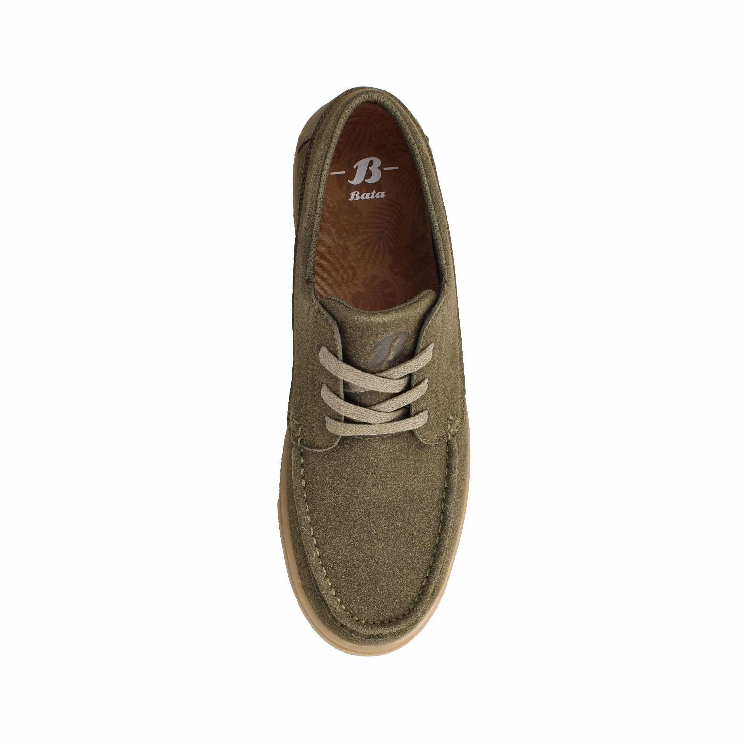 Zapato Hombre Bata Riota Verde Oliva-3
