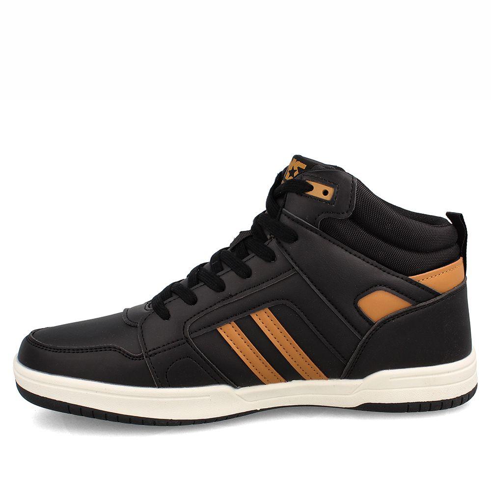 Zapatilla Hombre Con Caña North Star Hem Negro-1