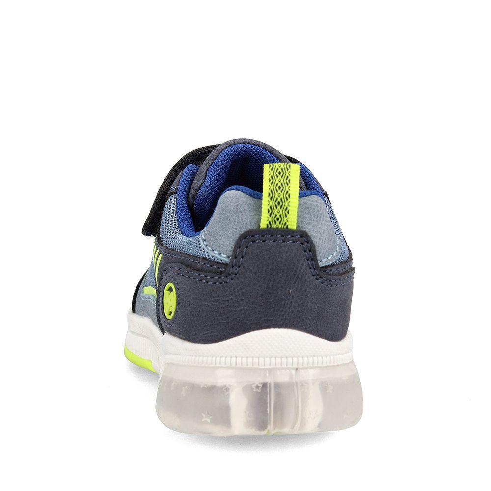 Zapatilla Niño Luces Bubblegummers Ocean Azul Marino-2