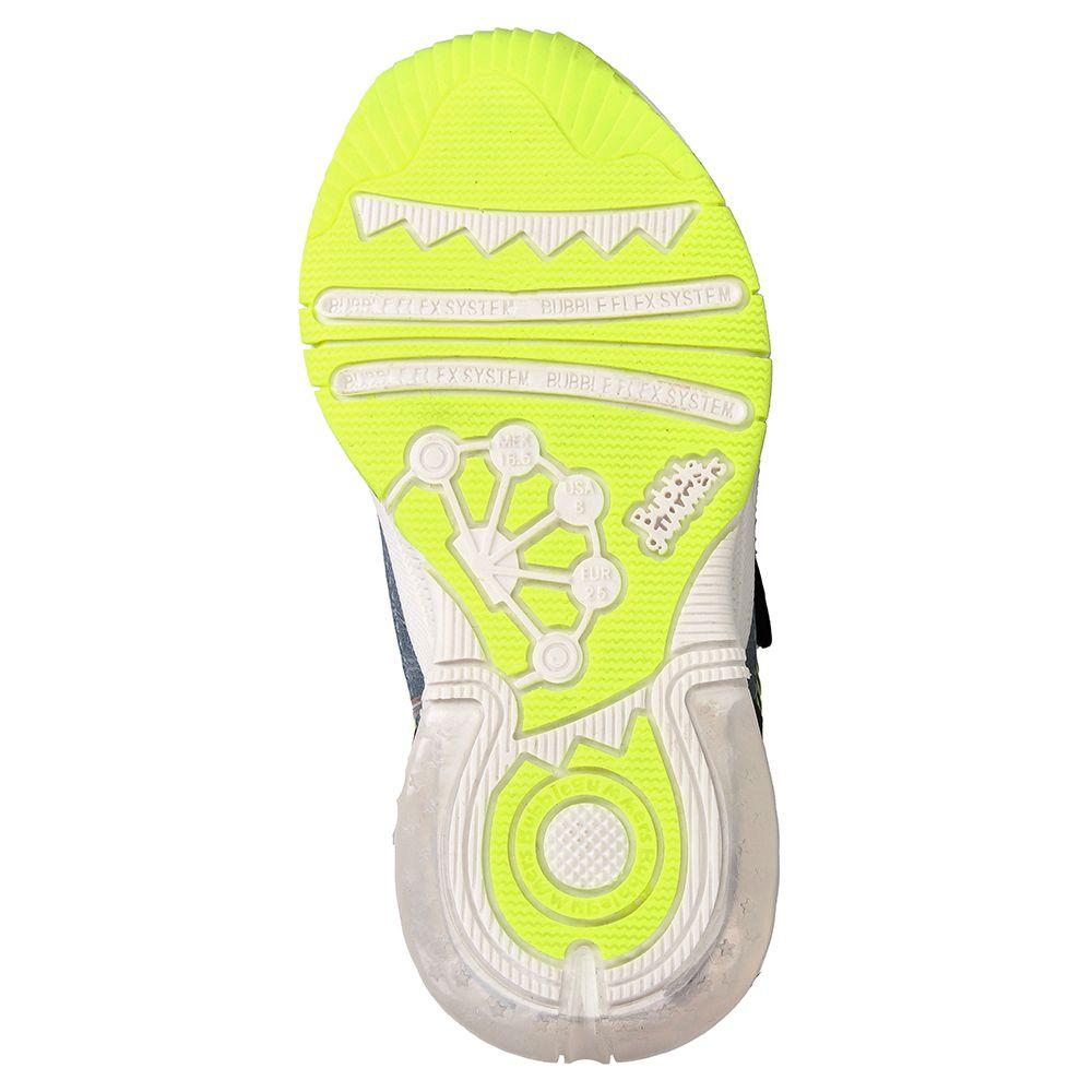 Zapatilla Niño Luces Bubblegummers Ocean Azul Marino-6
