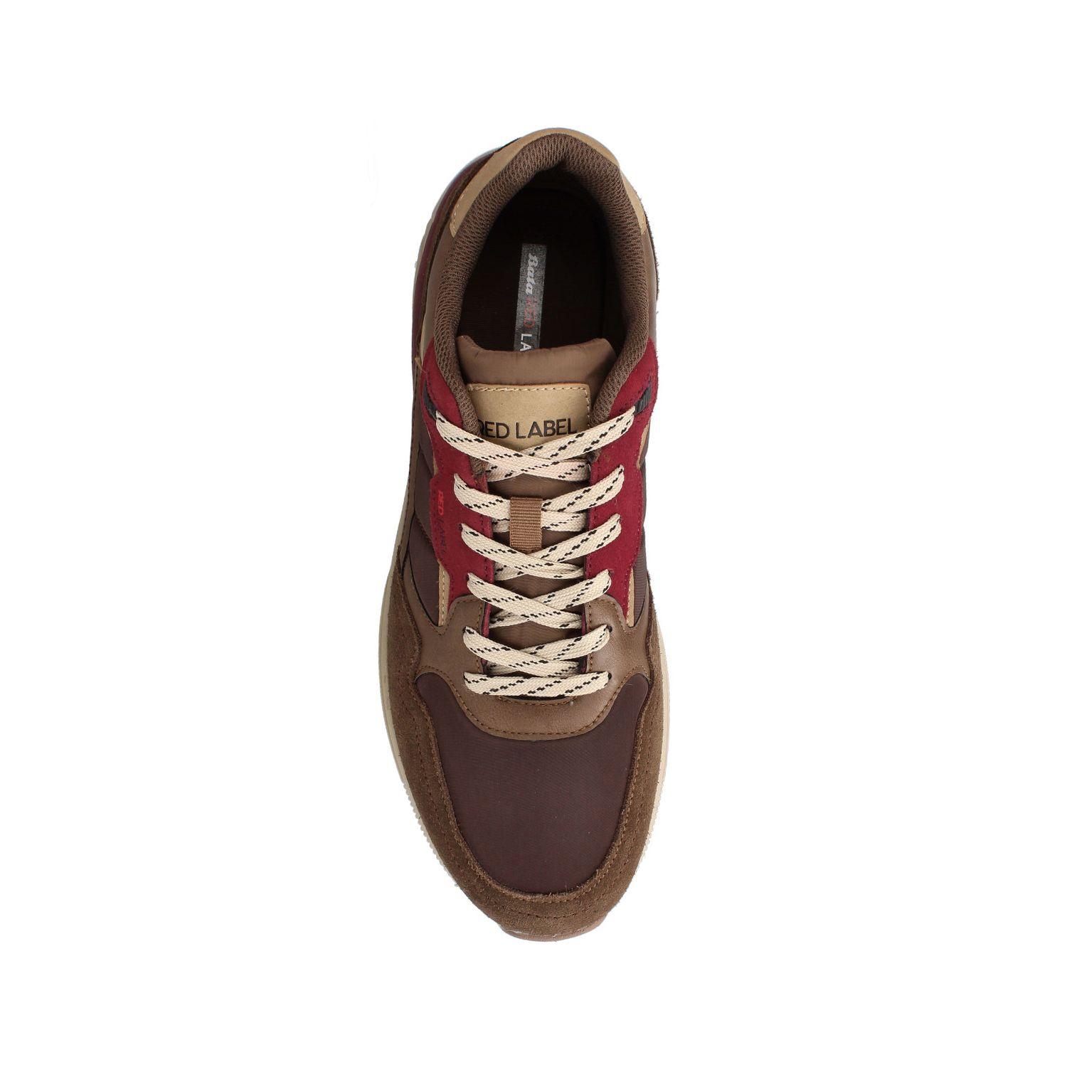 Zapatilla Hombre Bata Red Label Dannie Cafe-3