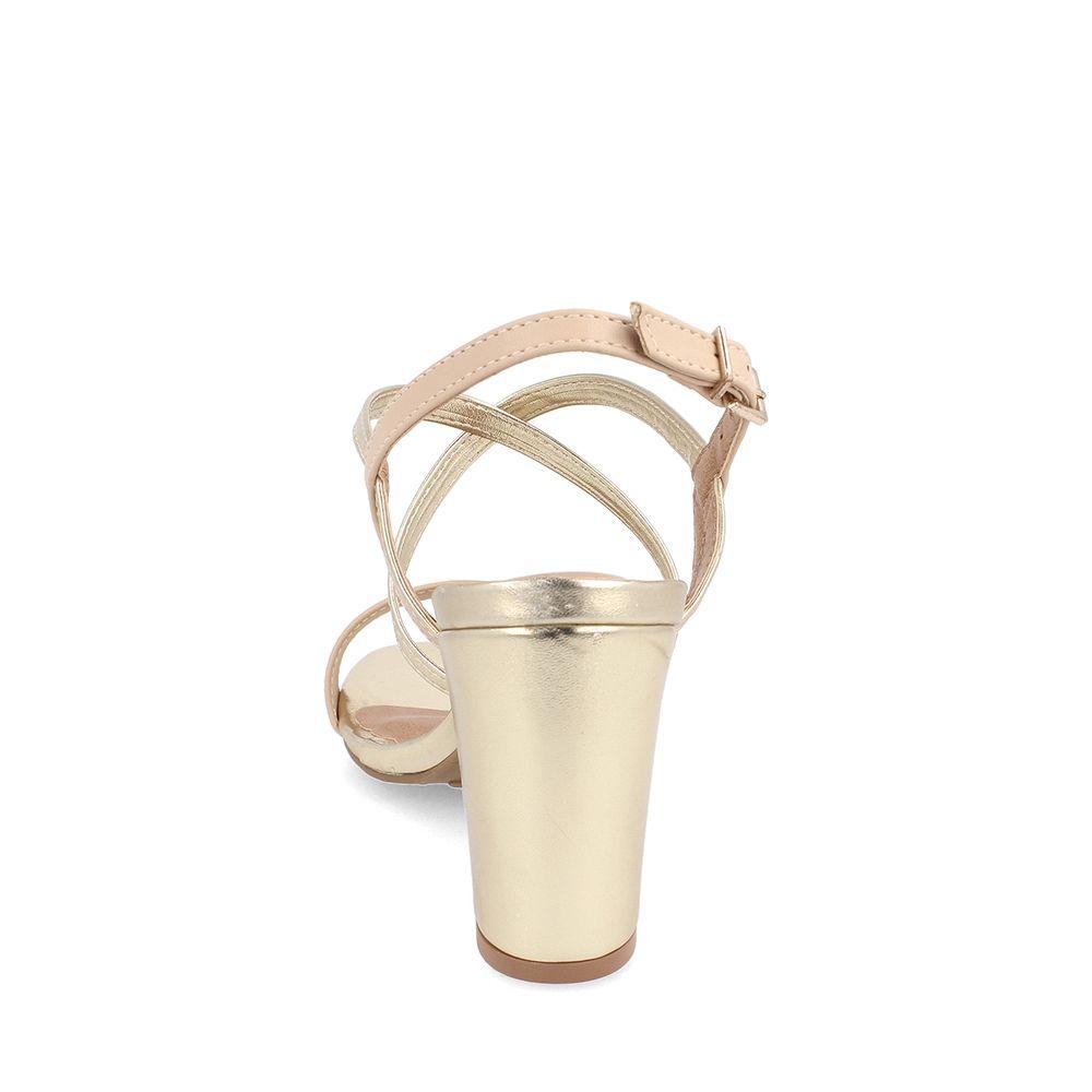 SANDALIA MUJER BATA RED LABEL DAMAS ROSE GOLD-2