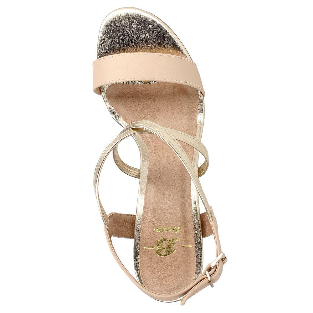 SANDALIA MUJER BATA RED LABEL DAMAS ROSE GOLD-5