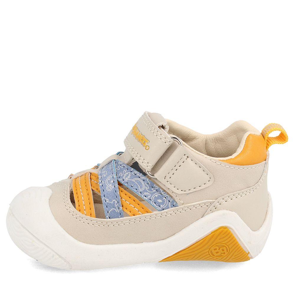 SANDALIA BUBBLEGUMMERS NIÑO PEEK A BOO BEIGE 16 - 21-1