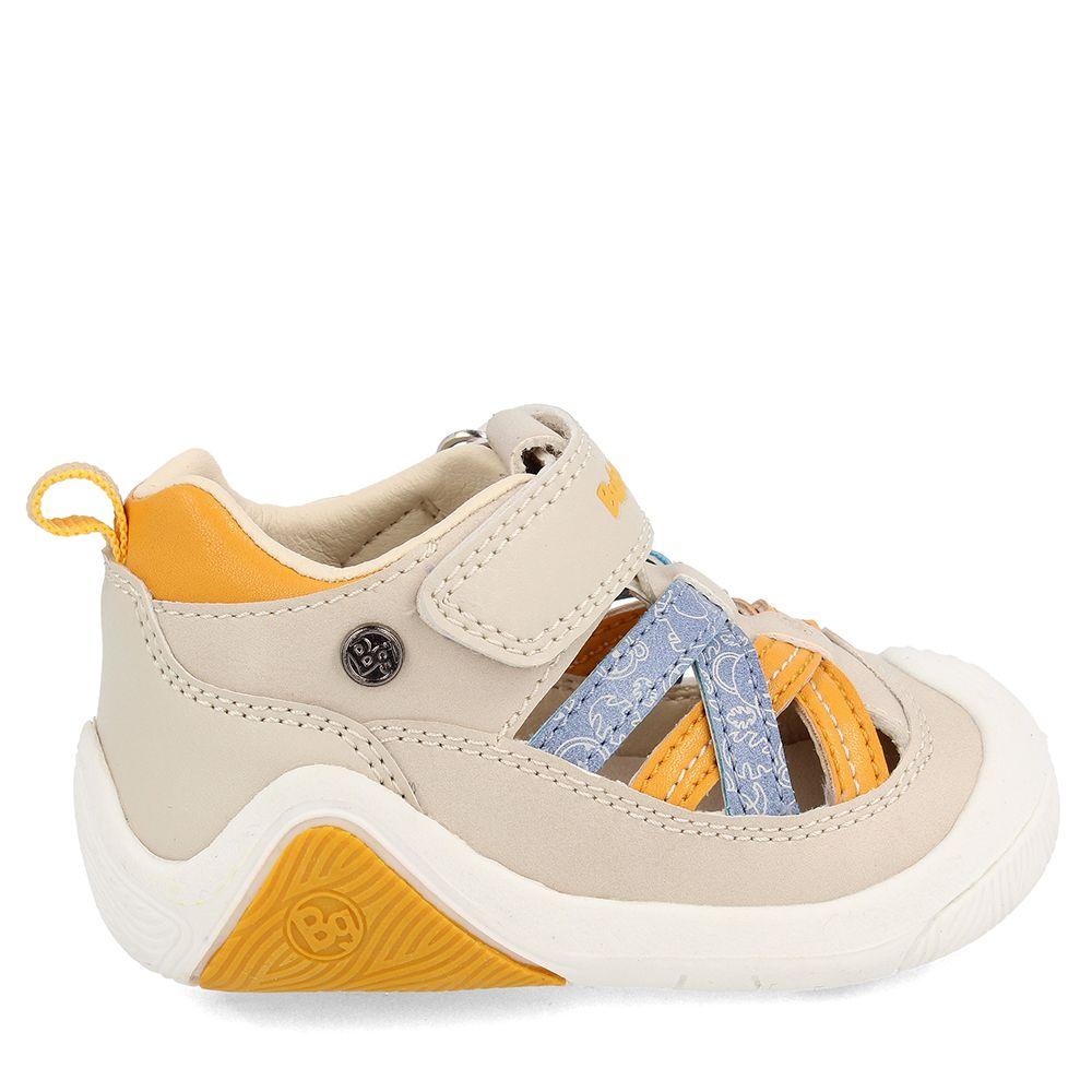 SANDALIA BUBBLEGUMMERS NIÑO PEEK A BOO BEIGE 16 - 21-4