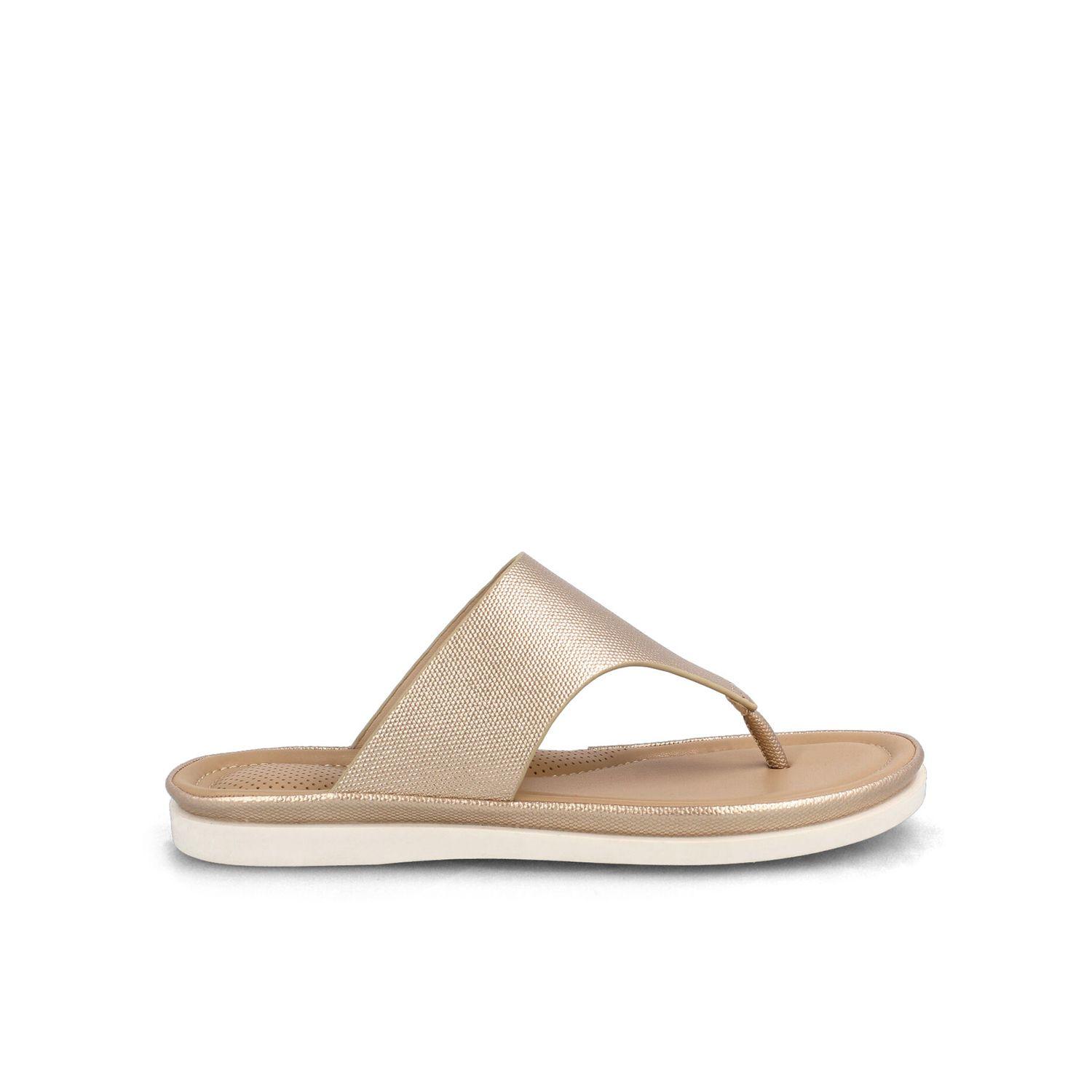 Sandalia Mujer Bata Carissly Dorado-0