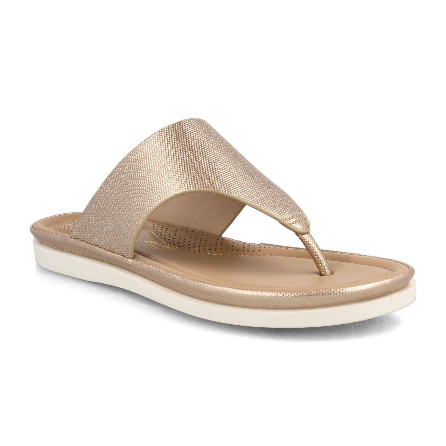 Sandalia Mujer Bata Carissly Dorado-1