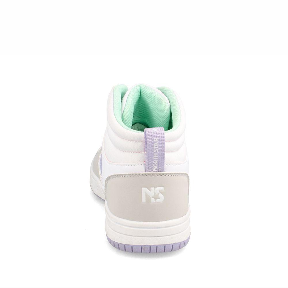 Zapatilla Mujer North Star Hem Beige-Lila-2