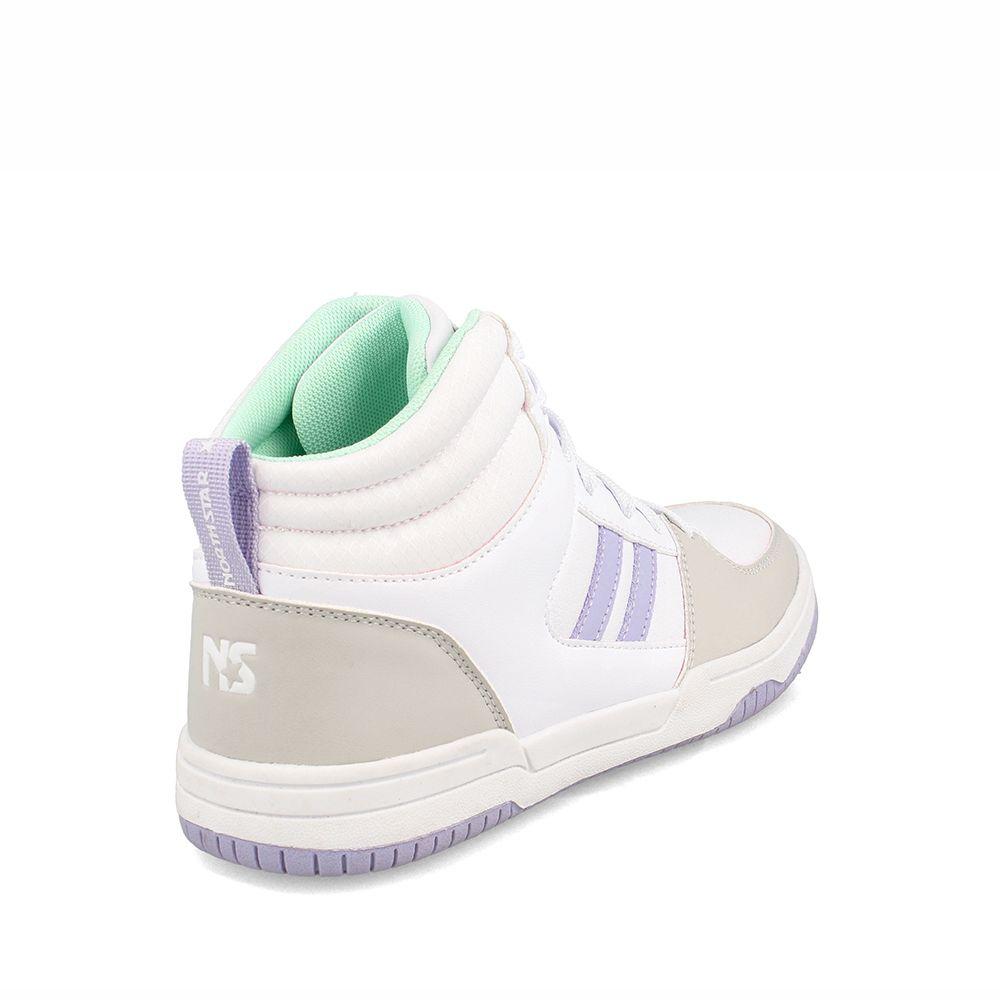Zapatilla Mujer North Star Hem Beige-Lila-3