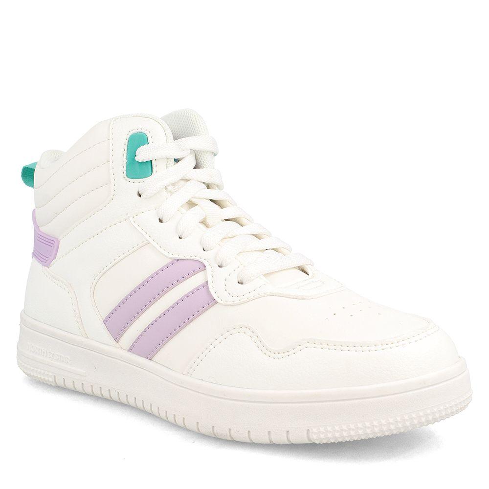 Zapatilla Mujer North Star Hem Blanco - Lila-0