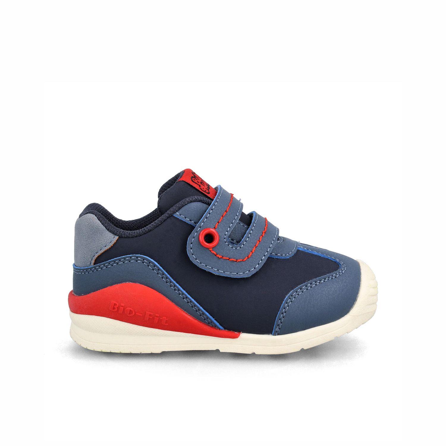 Zapatilla Niño Bubblegummers Bio Fit Azul-Rojo-0