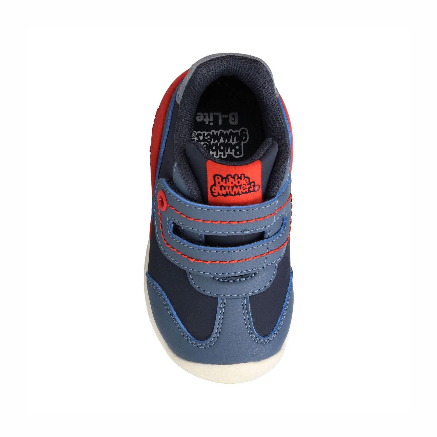 Zapatilla Niño Bubblegummers Bio Fit Azul-Rojo-3