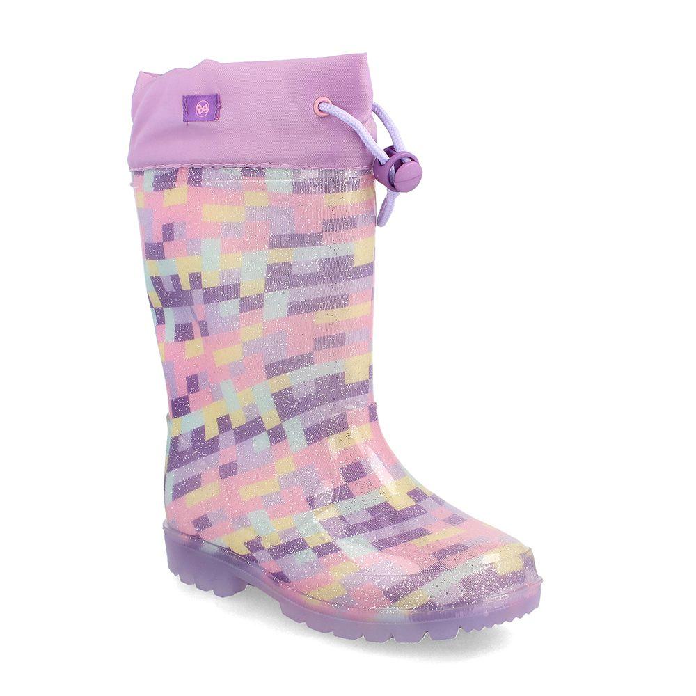 BOTA DE AGUA NIÑA BUBBLEGUMMERS BRIGHT GIRLS MORADO 26-29-1