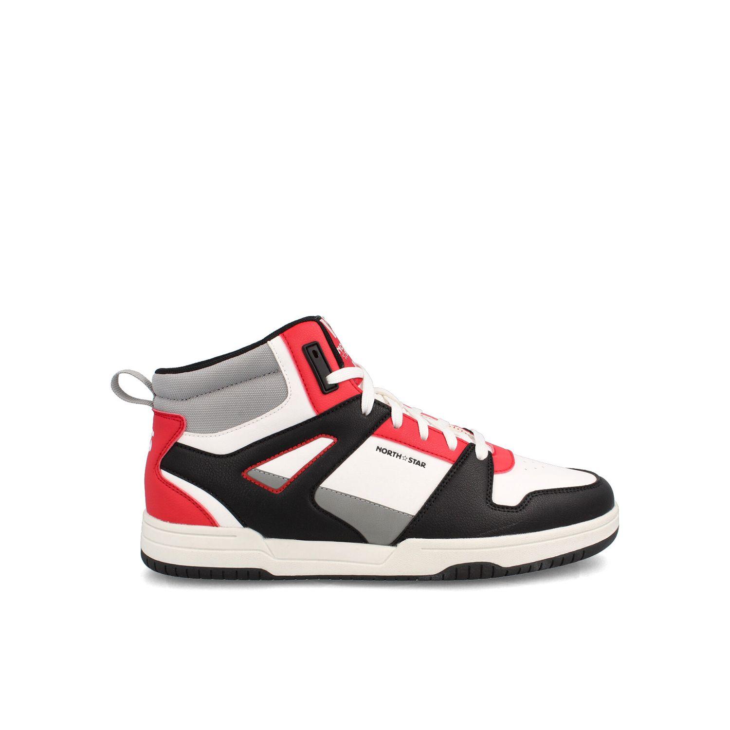 Zapatilla Hombre North Star Hem Blanco-Rojo-0