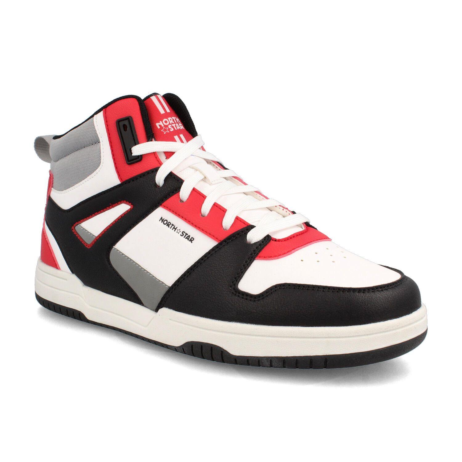 Zapatilla Hombre North Star Hem Blanco-Rojo-1