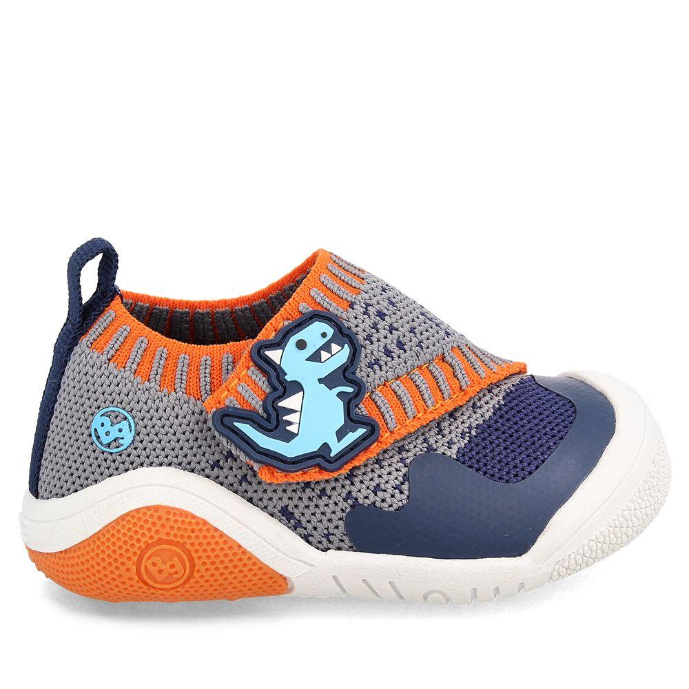 ZAPATILLA NIÑO BUBBLEGUMMERS PLAYTIME GRIS 18-21-4