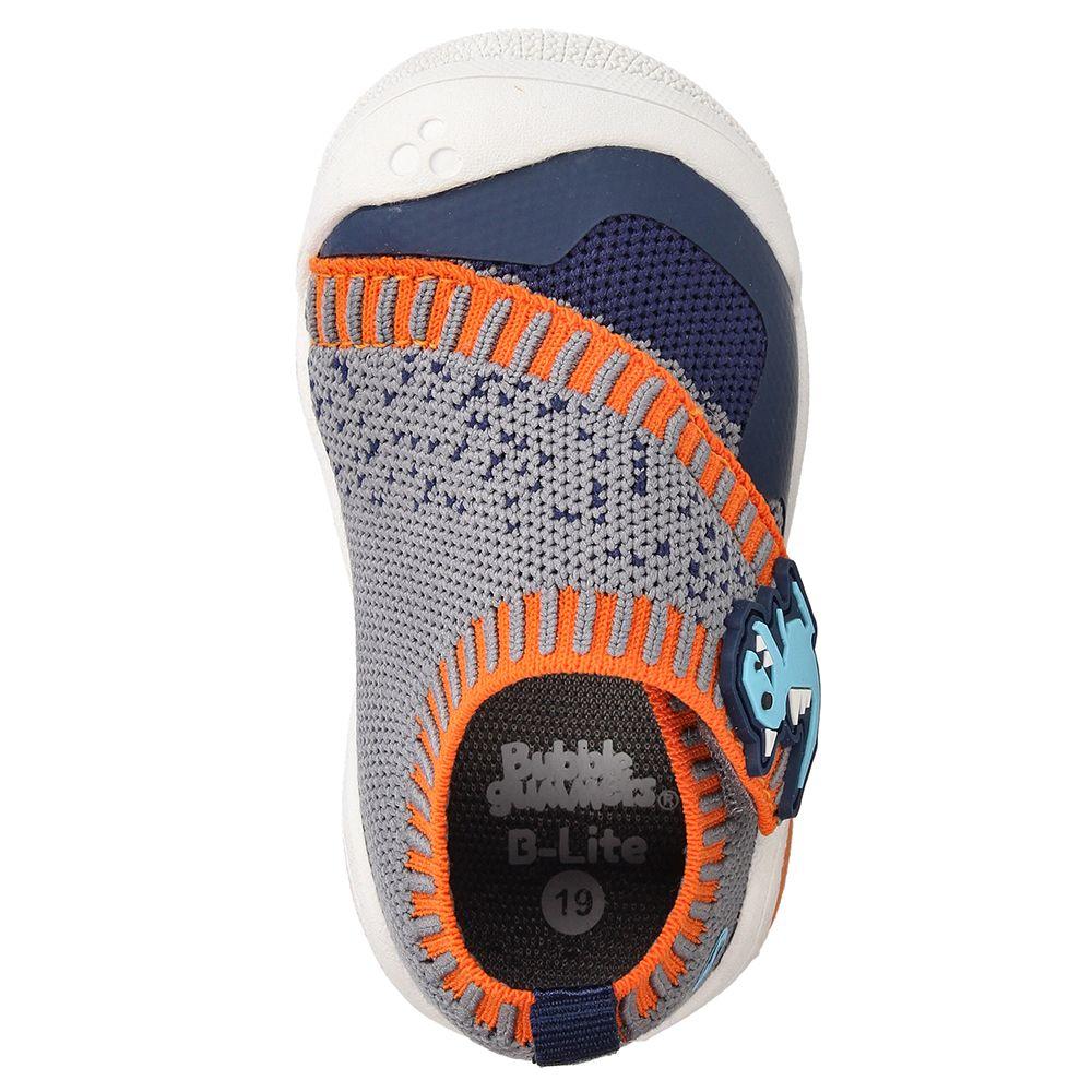 ZAPATILLA NIÑO BUBBLEGUMMERS PLAYTIME GRIS 18-21-5
