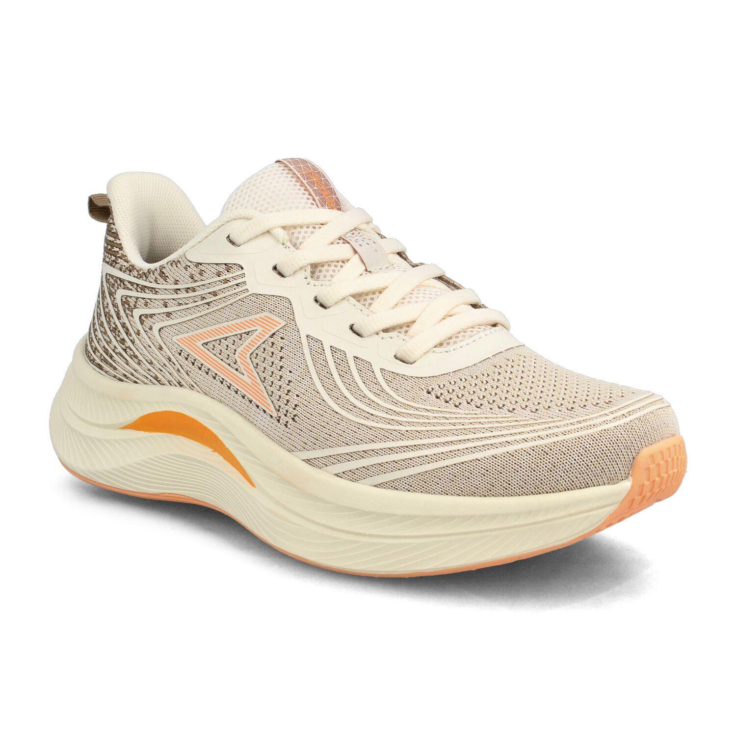 Zapatilla Deportiva Mujer Power Guida Tuoki Running Beige-1