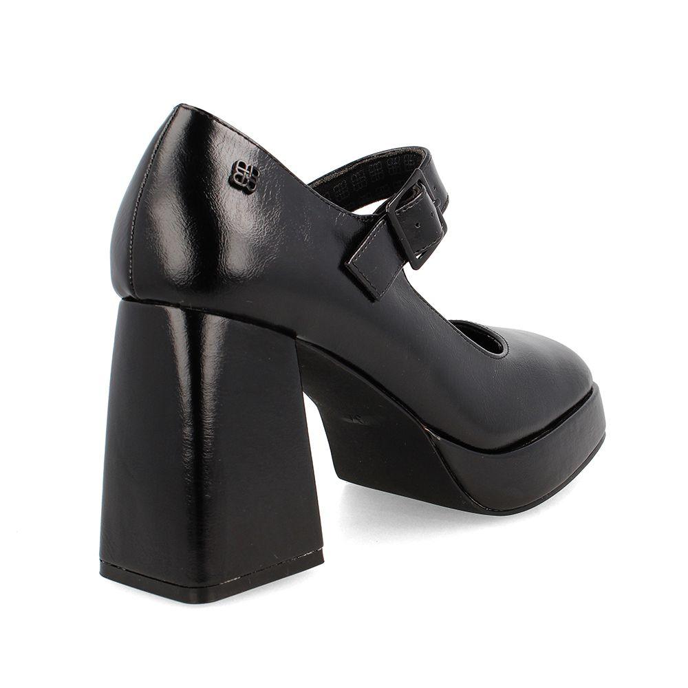 Zapato Taco Mujer Bata Red Label Shein Negro-3