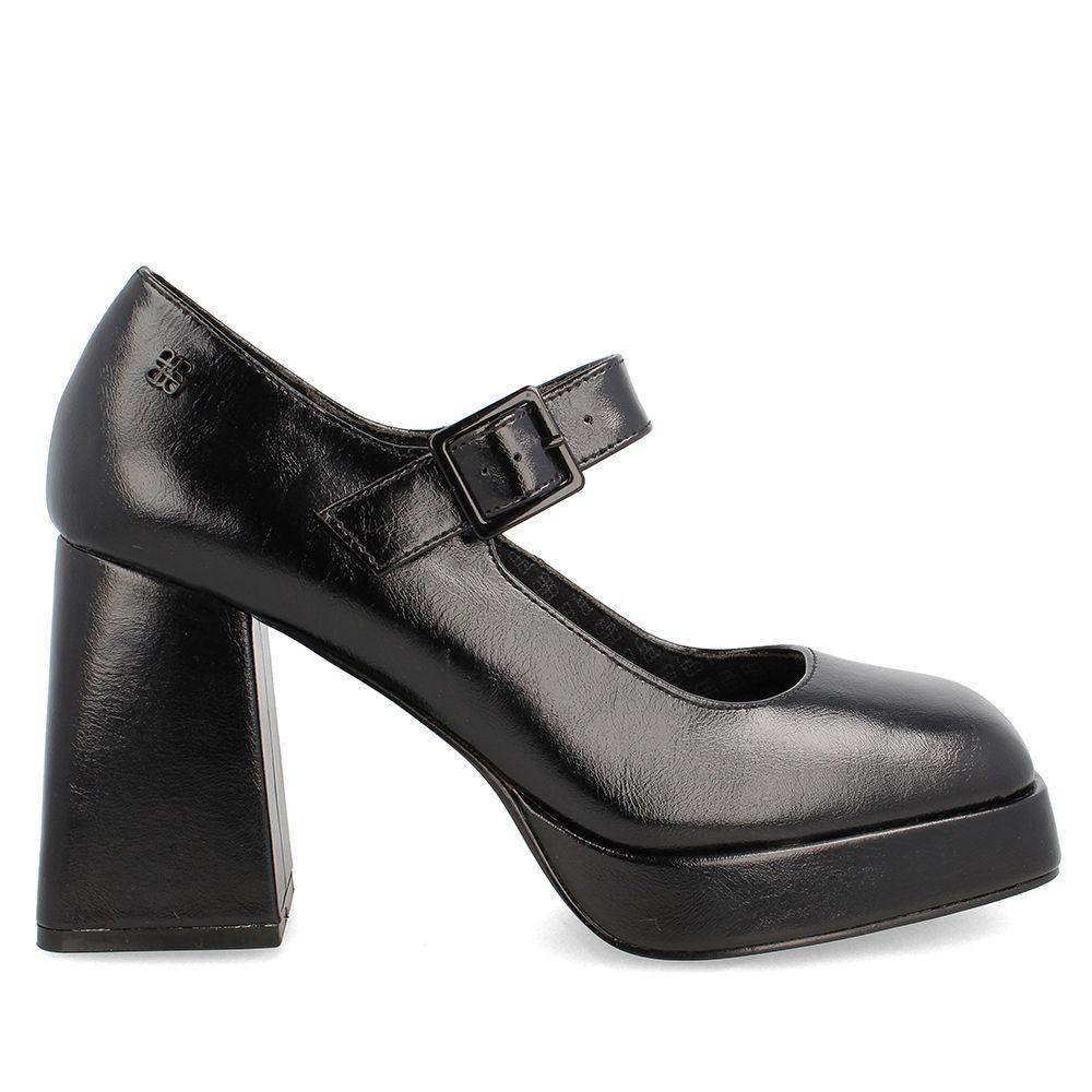 Zapato Taco Mujer Bata Red Label Shein Negro-4
