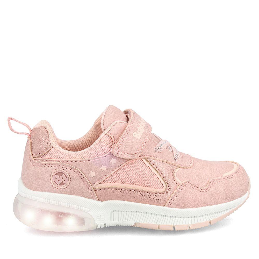 Zapatilla Niña Luces Bubblegummers Ocean Palo Rosa-7