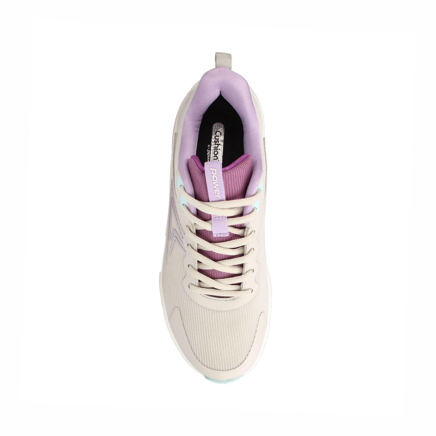 Zapatilla Mujer Power Swift Gris-Morado-3