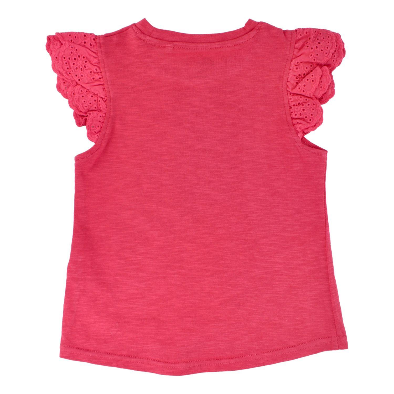 Polera Manga Corta Niña Bubblegummers Orquidea Fucsia-1
