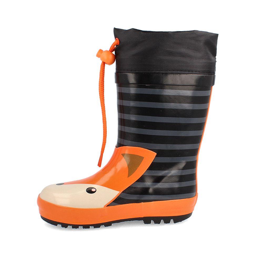 BOTA DE AGUA NIÑO BUBBLEGUMMERS FOX NEGRO 30-33-1