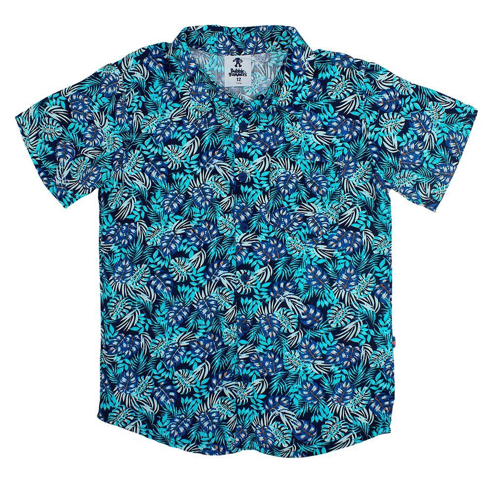 CAMISA NIÑO BUBBLEGUMMERS ELEVATED NATURE AZUL-0