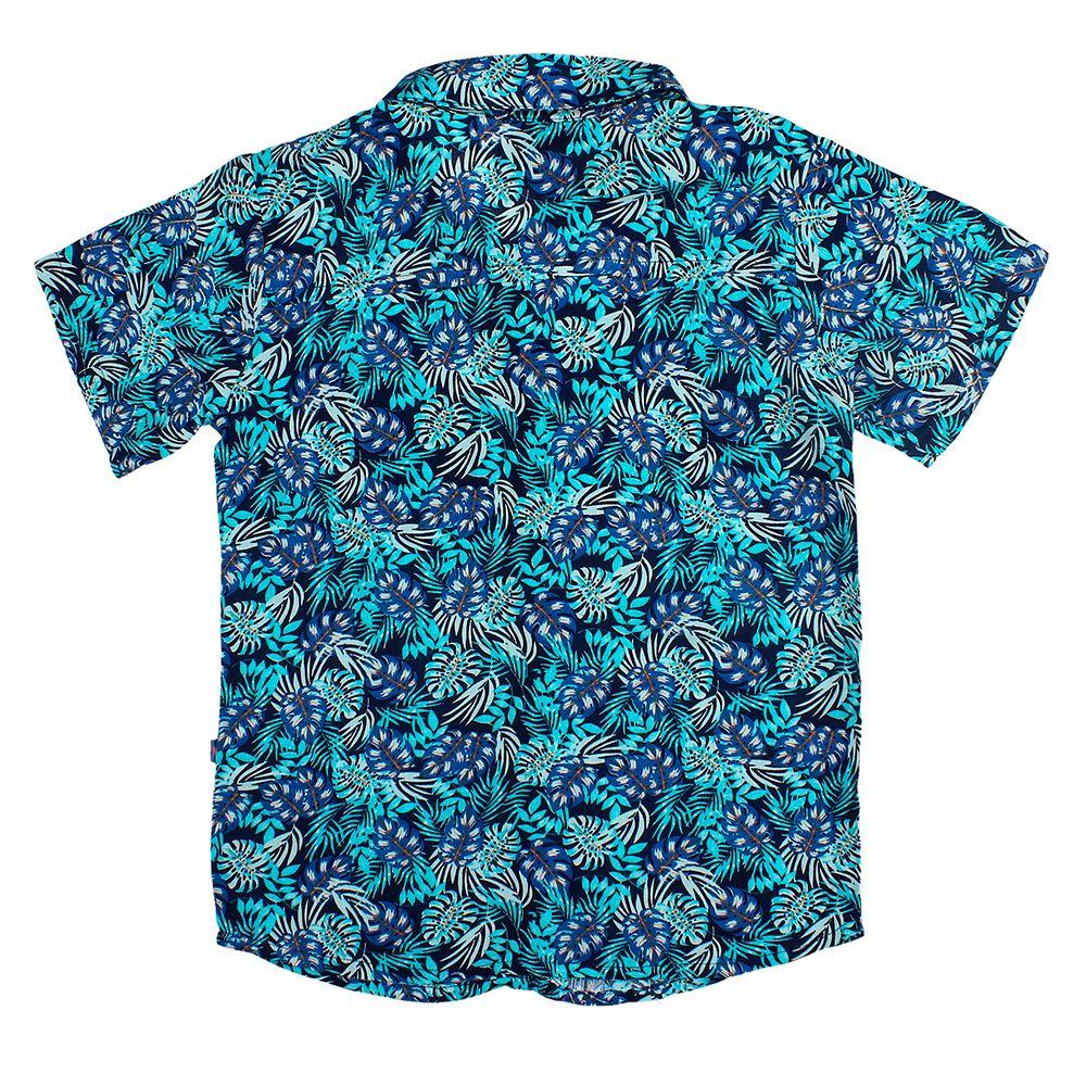 CAMISA NIÑO BUBBLEGUMMERS ELEVATED NATURE AZUL-1