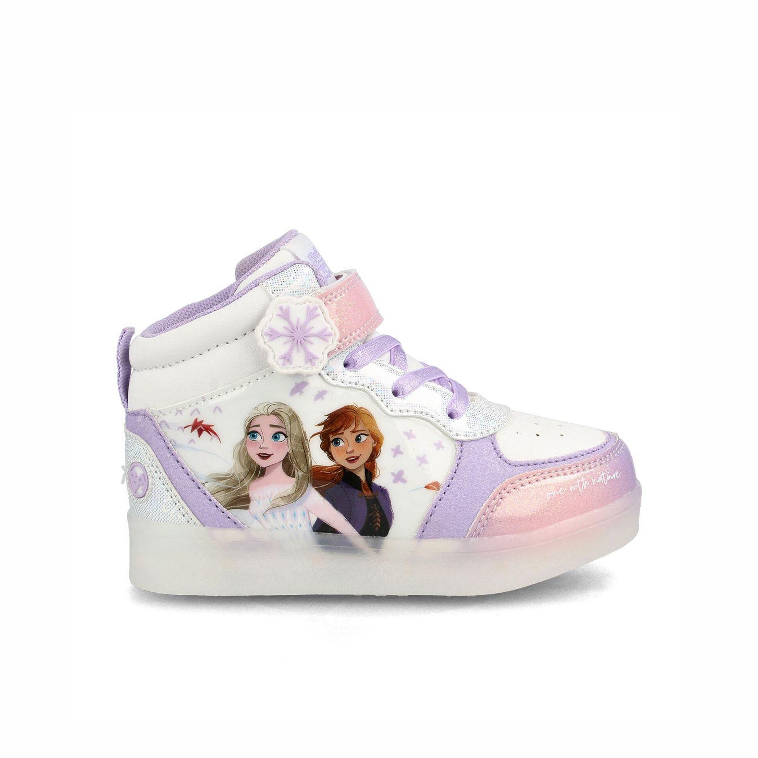 Zapatilla Niña Bubblegummers Frozen Blanco - Lila-0