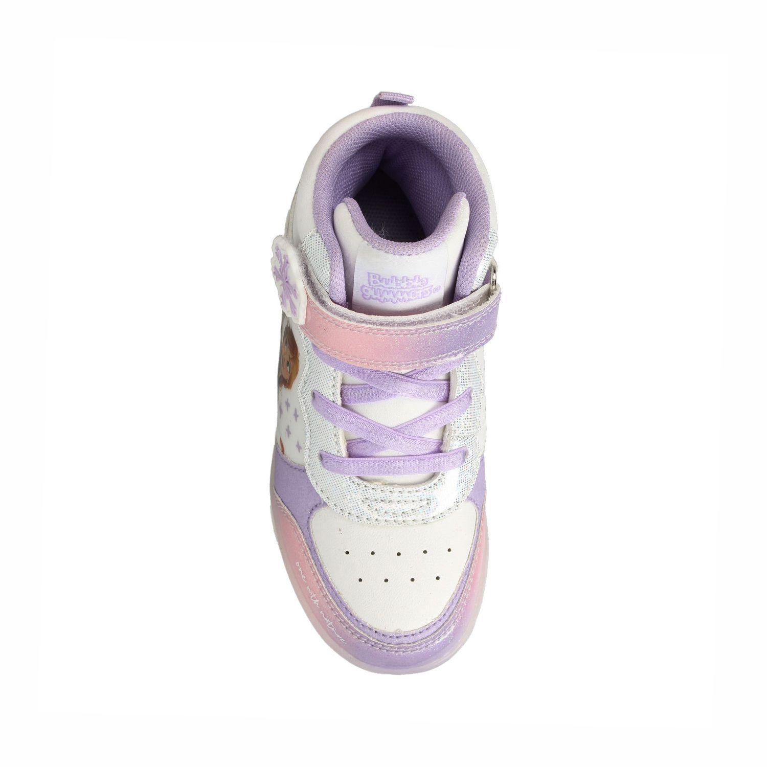 Zapatilla Niña Bubblegummers Frozen Blanco - Lila-3