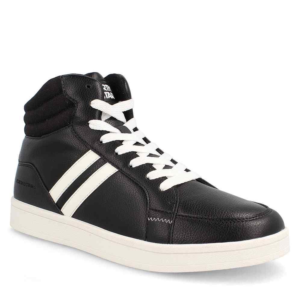 ZAPATILLA HOMBRE NORTH STAR COMPUS CAÑA ALTA NEGRO-0