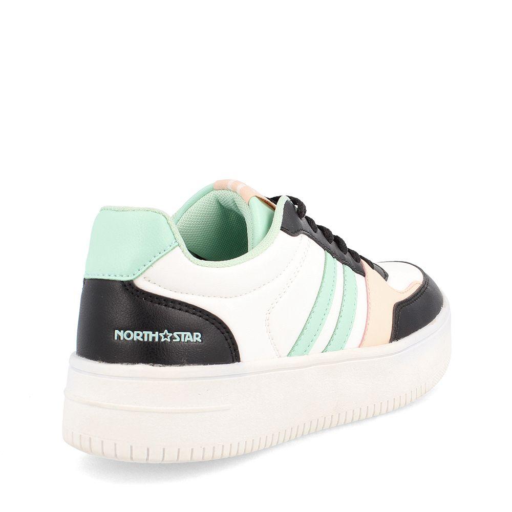 ZAPATILLA MUJER NORTH STAR DAVE BLANCO - NEGRO-3
