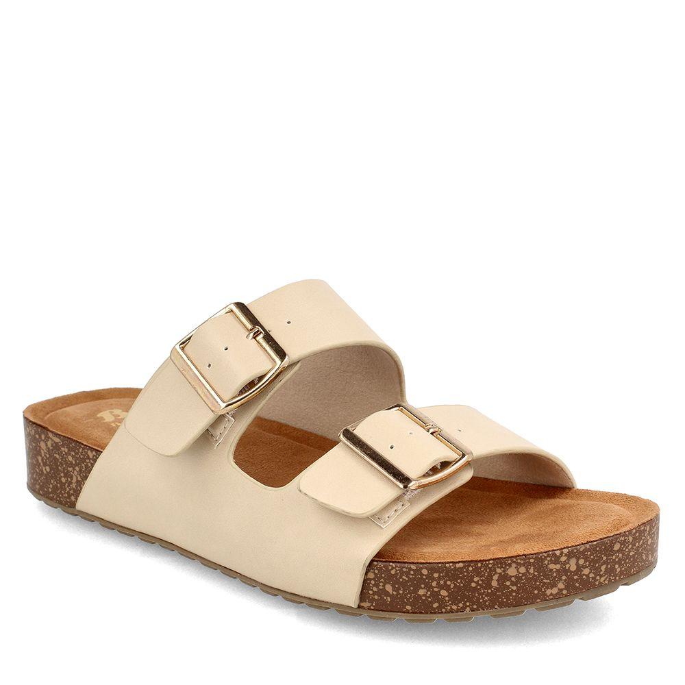 Sandalia Mujer Bata Enjoy Beige-0