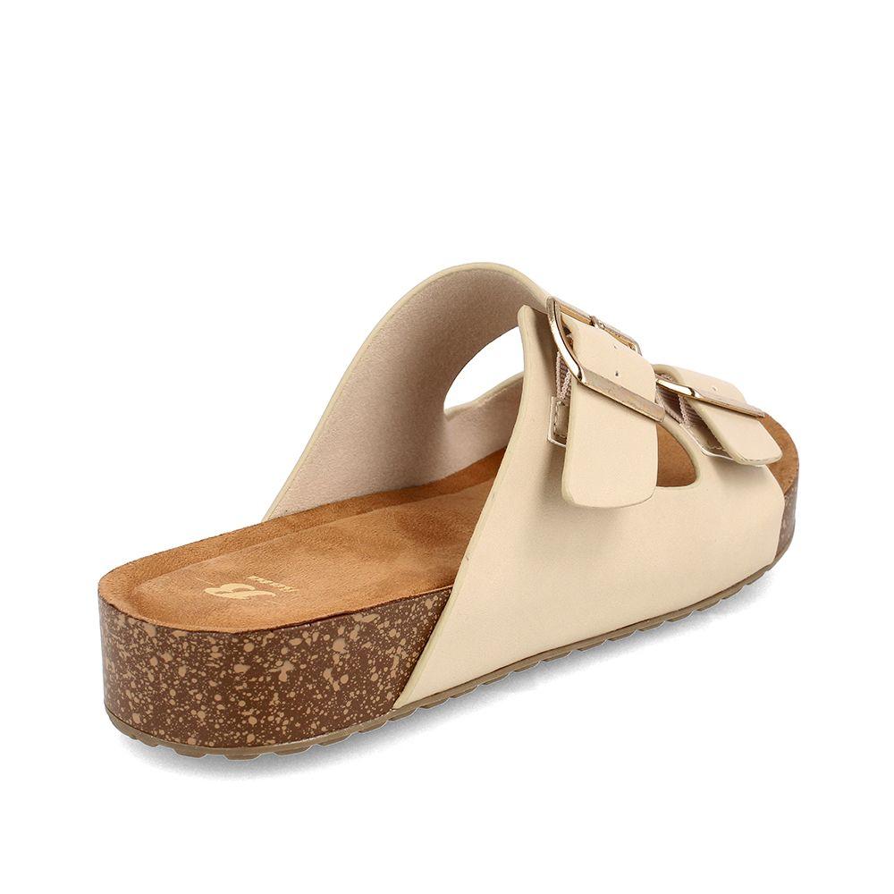 Sandalia Mujer Bata Enjoy Beige-3