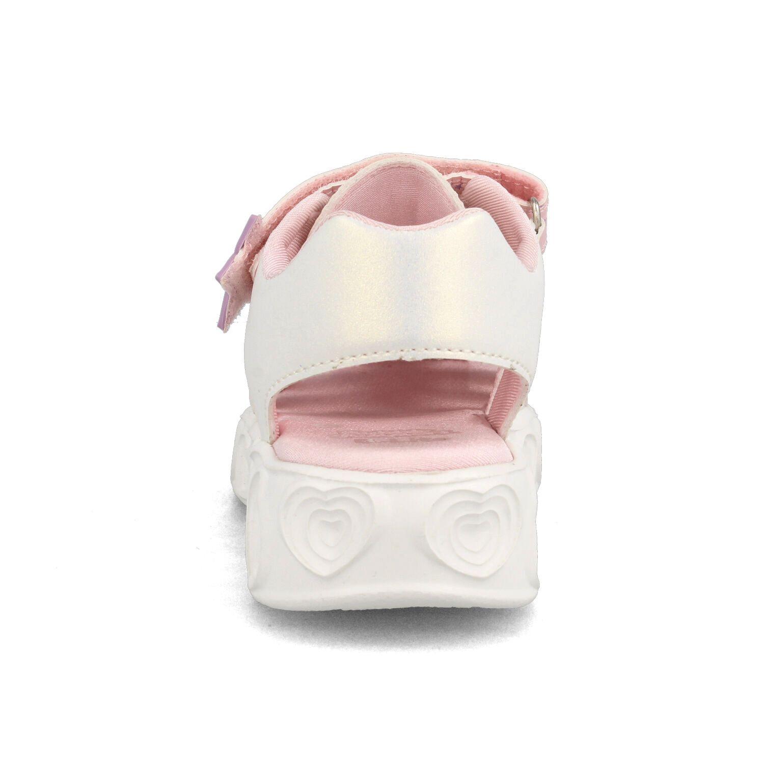Sandalia  Niña Bubblegummers Heart Light Blanco - Rosa Claro-2