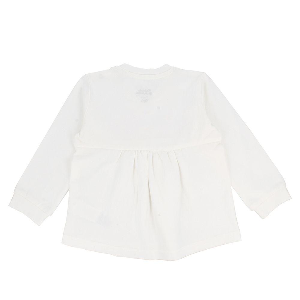 Polera Manga Larga Niña Bubblegummers Blanca Crema-1