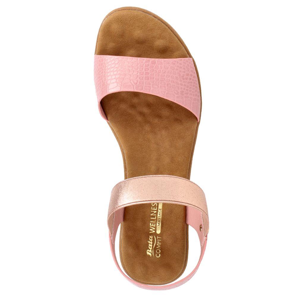 SANDALIA MUJER BATA COMFIT CERISE ROSADO-5
